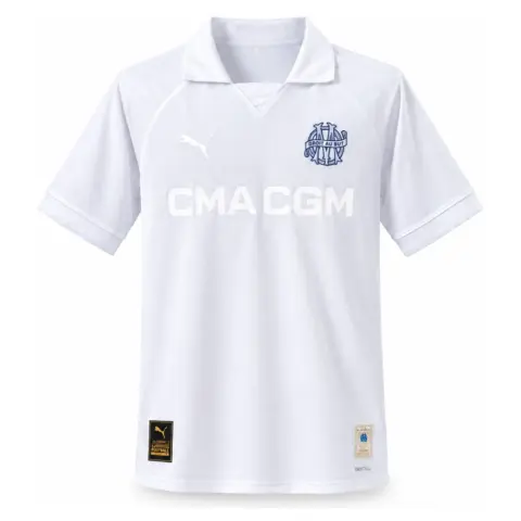 Olympique de Marseille 125th Anniversary white Jersey