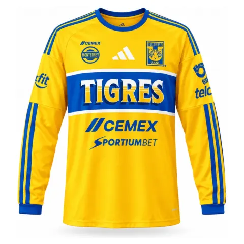 Tigers UANL 26/27 Home Long Sleeve Jersey