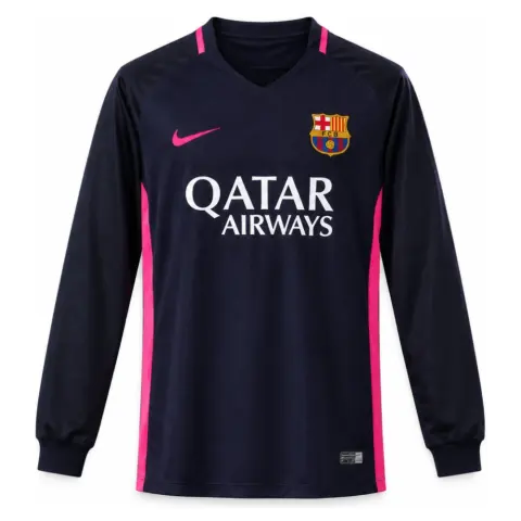 Barcelona 16/17 Away Long-Sleeves Retro Jersey