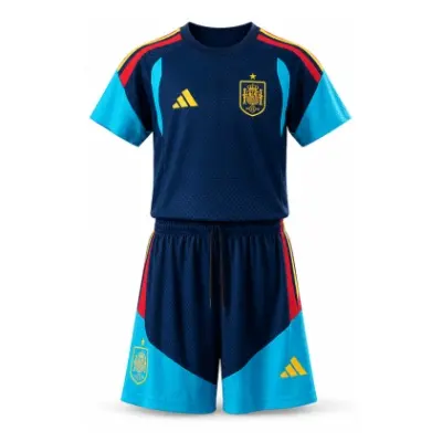 Spain 2026 Player Version Training Kids Kit Jersey - Royal Blue