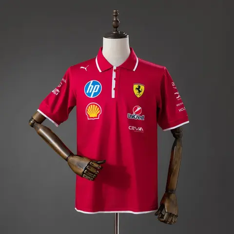 PUMA Scuderia Ferrari F1 2025 Red Polo Shirt