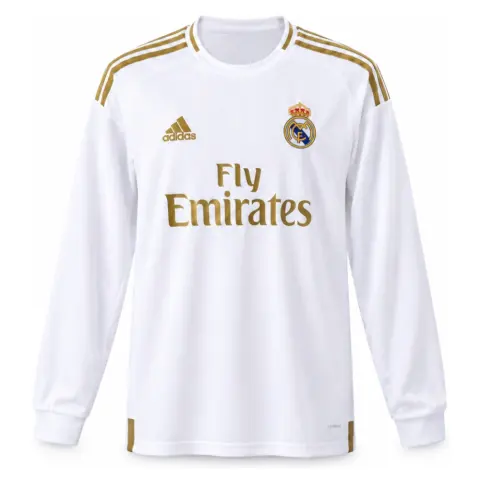 Real Madrid 19/20 Home Long-Sleeves Retro Jersey