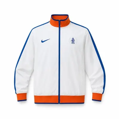 Netherlands 10/11 Retro Windbreaker White