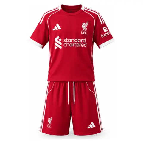 LFC 25/26 Kids kit Home Jersey Size：