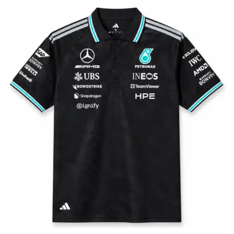 Mercedes-AMG Petronas F1 2026 Black Polo