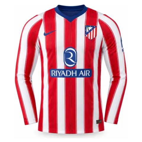 Atletico Madrid 26/27 Home Player Version Long Sleeve Jersey