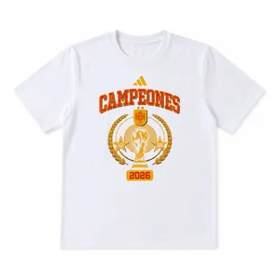 Spain 2026 Campeones Trophy T-Shirt - White