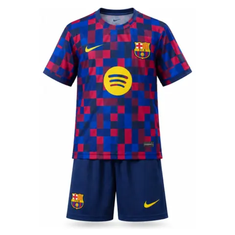 Barcelona 26/27 Pre Match Kids kit