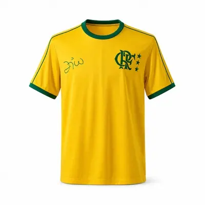 Flamengo 26/27 Zico Signature World Cup Version Yellow Jersey