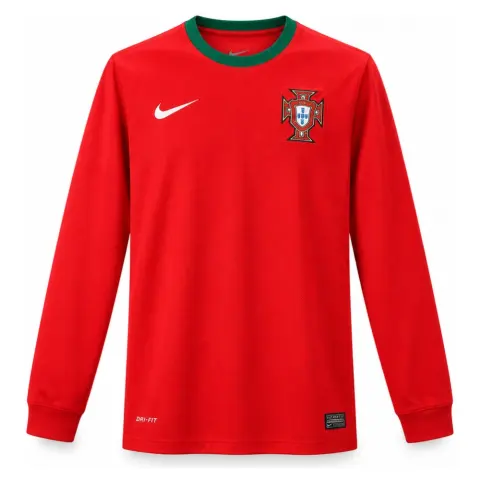 Portugal 2012 Home Long-Sleeves Retro Jersey