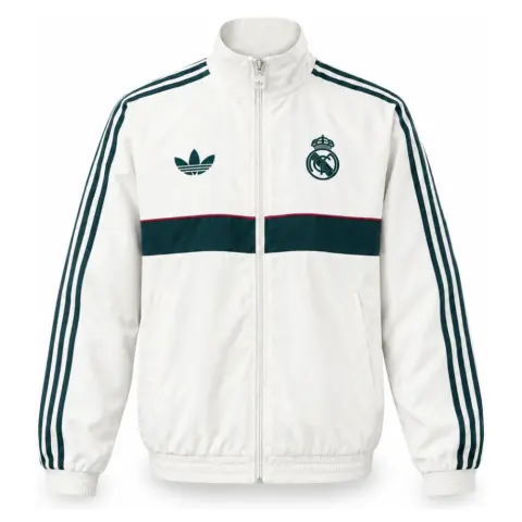 Real Madrid 26/27 Full Zip Jacket - White