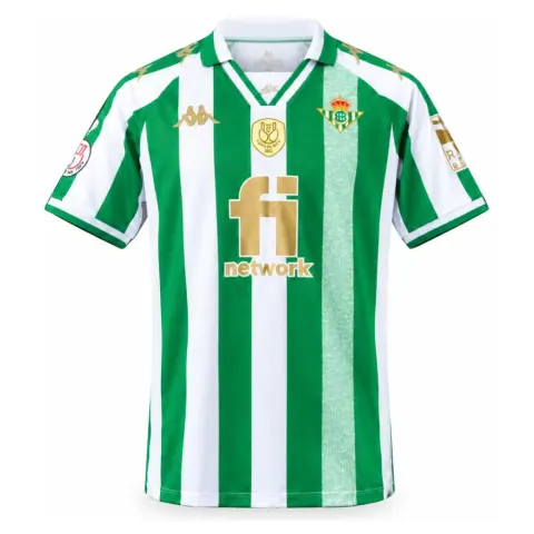 Real Betis 11/12 King's Cup Gold Retro Jersey