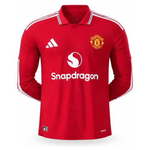 M-U 26/27 Home Player Version Long Sleeve Jersey