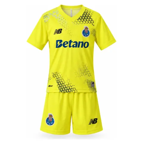 Porto Yellow Goalkeeper Kids Kit