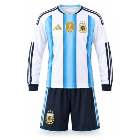 Argentina 2026 Home Long-Sleeve Kids Kit