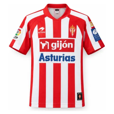 Retro Sporting Gijon 08/09 Home Size