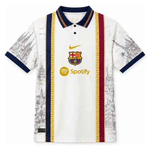 Barcelona 26/27 Off-White Special Edition Polo Jersey