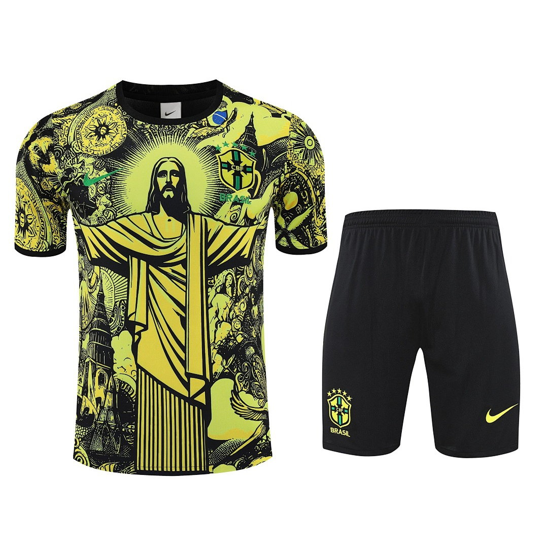 25/26 Brazil Short Sleeve Training Kit
