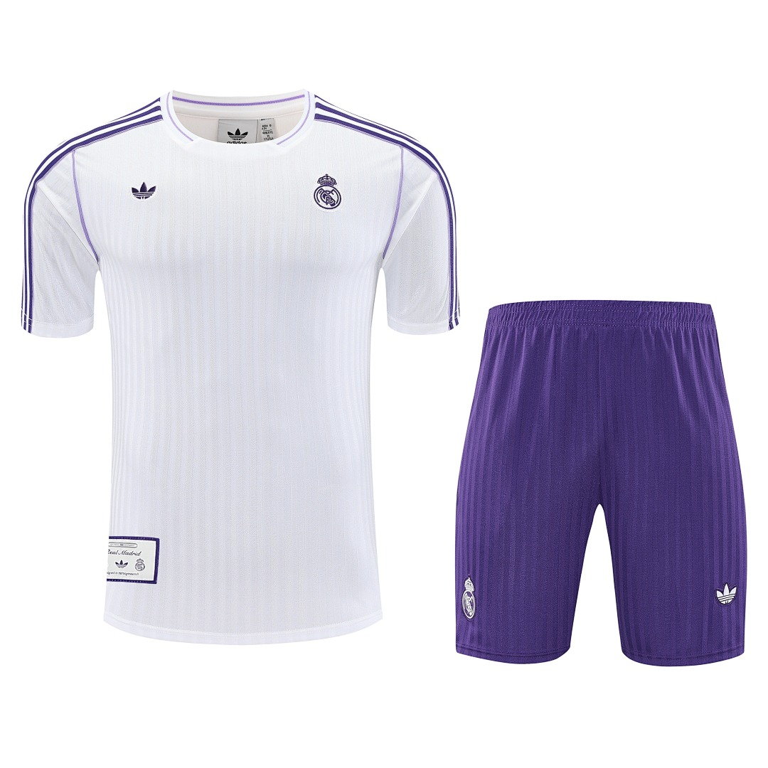 25/26 Real Madrid Retro Short Sleeve Training Kit