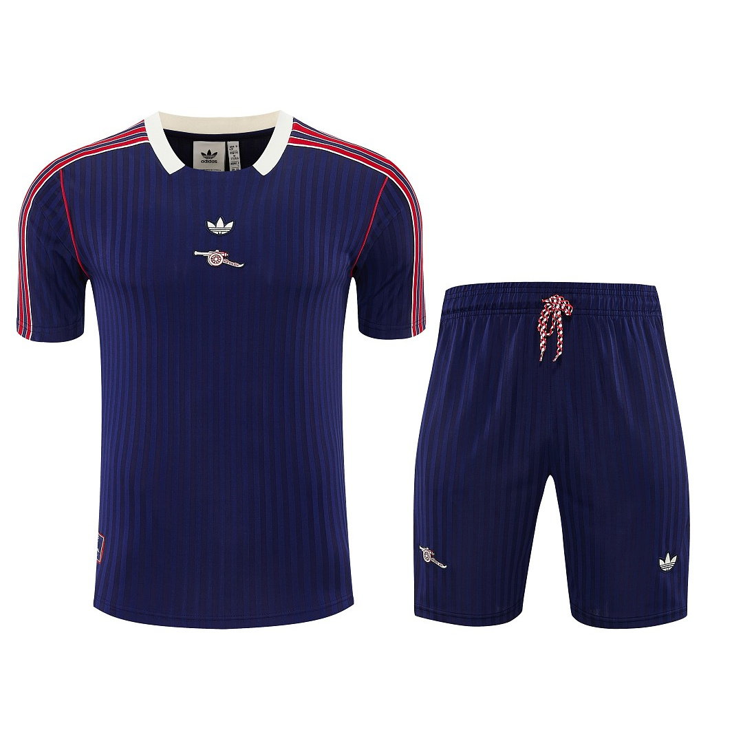 25/26 Arsenal Royal Blue Short Sleeve Training Kit