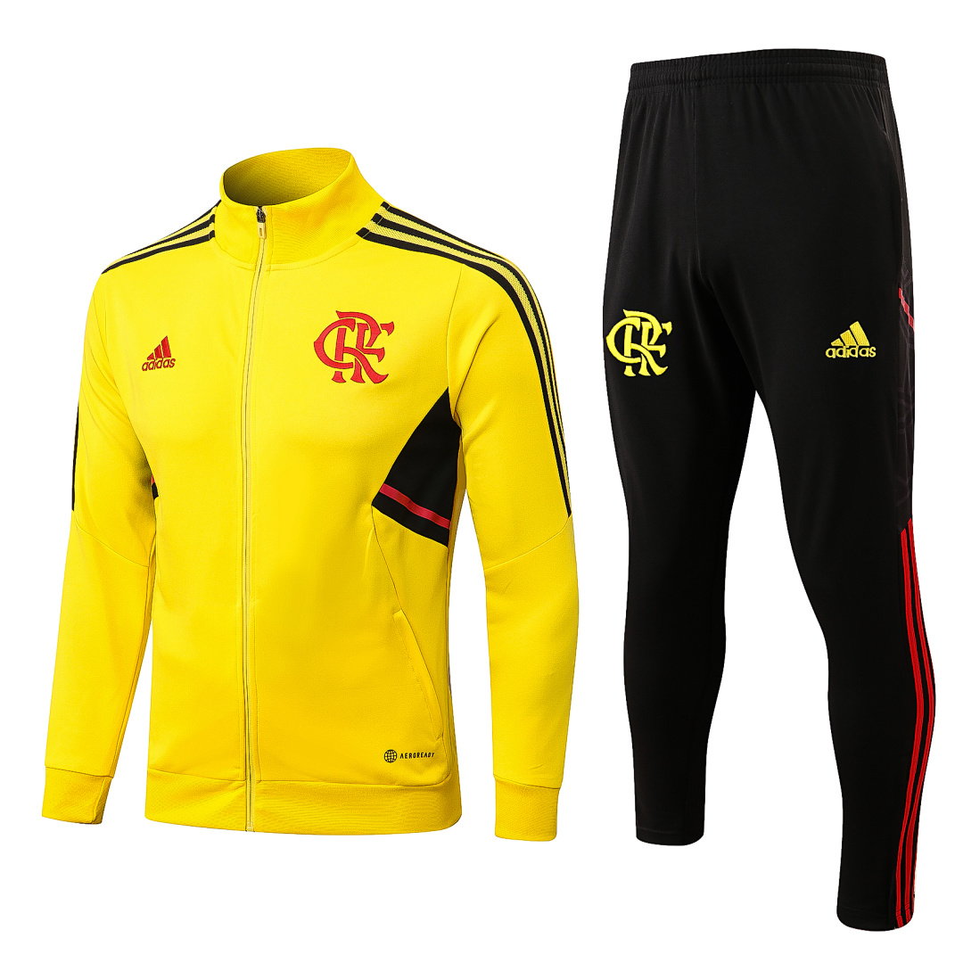 22/23 Flamengo Full-Zip Men's Training Kit Yellow