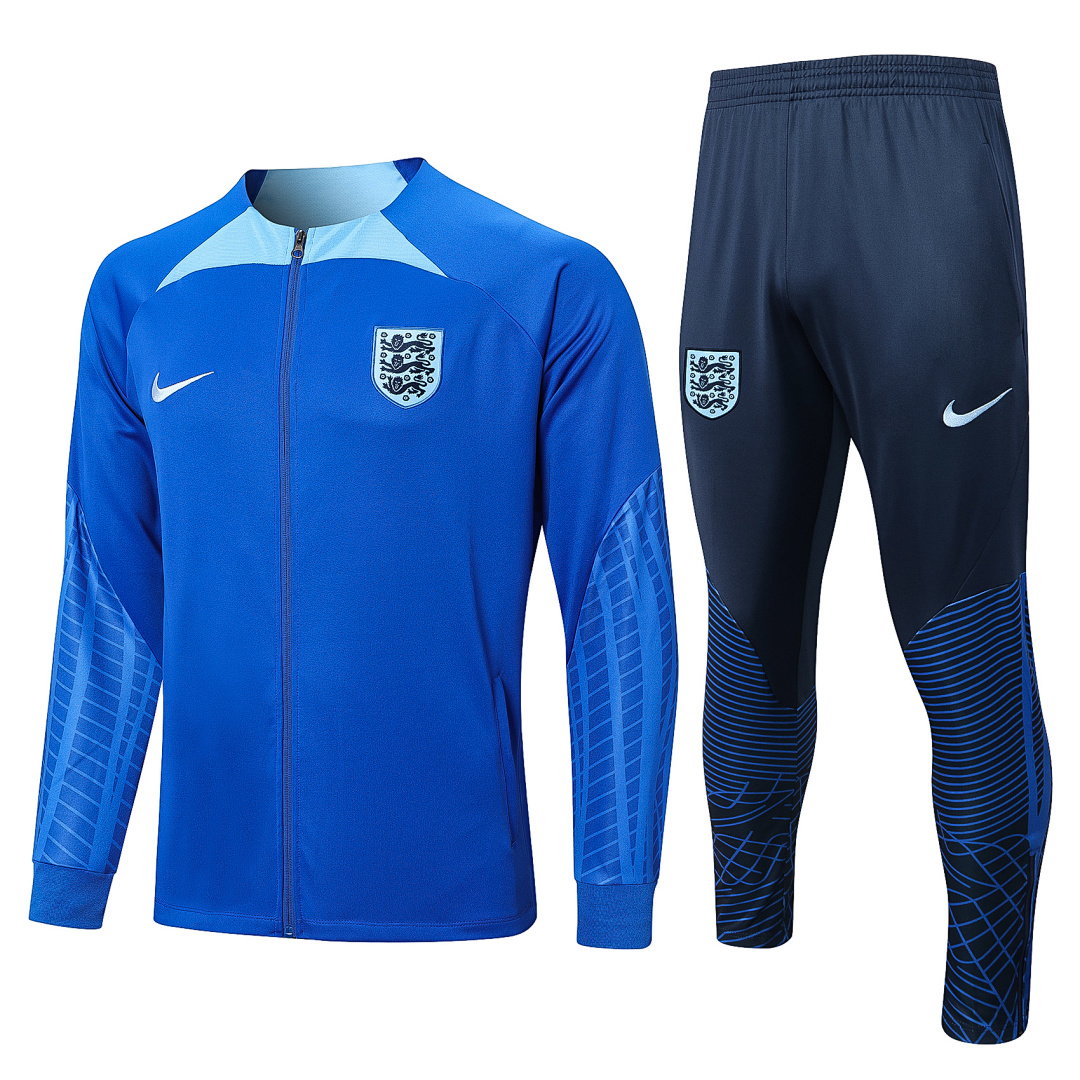 22/23 England Full-Zip Men's Training Kit Royal Blue