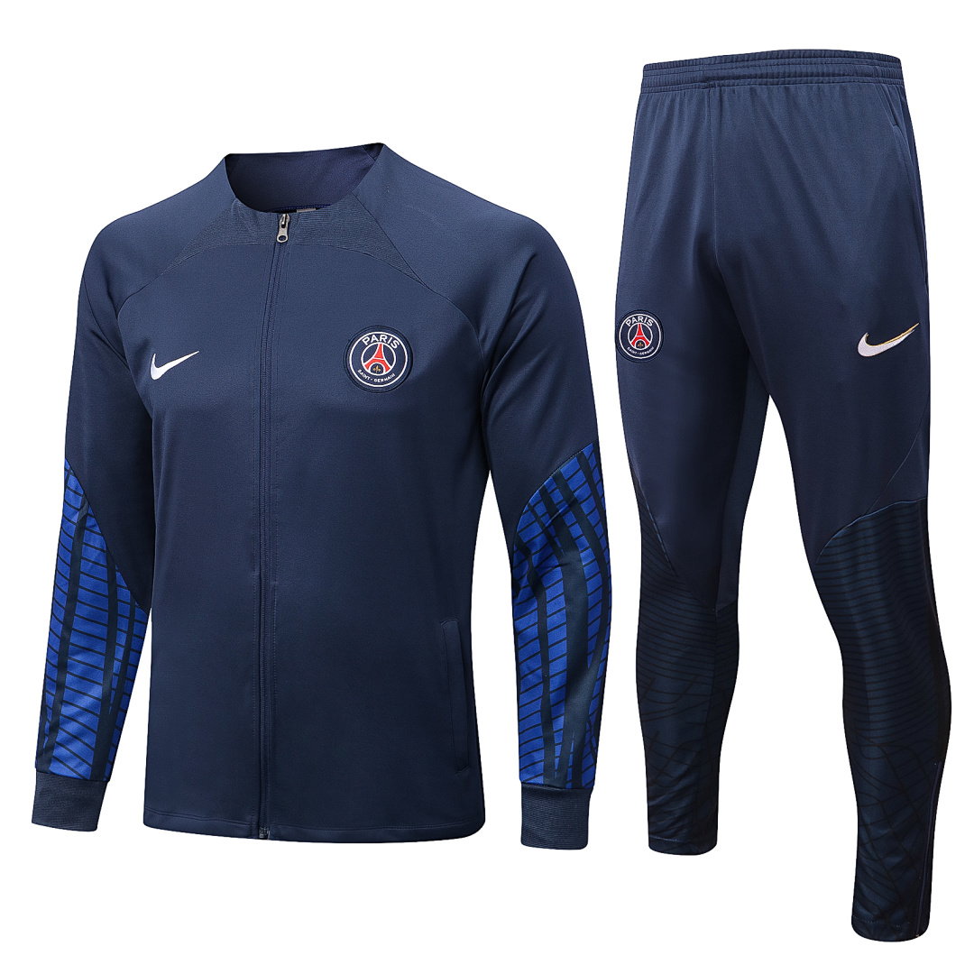 22/23 PSG Full-Zip Men's Training Kit Royal Blue