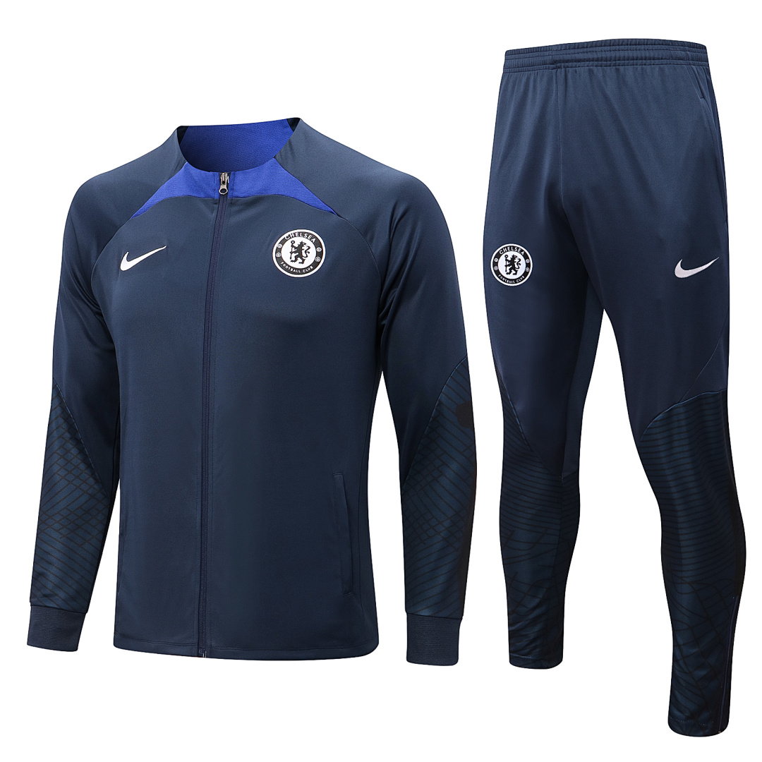 22/23 Chelsea Full-Zip Men's Training Kit Royal Blue