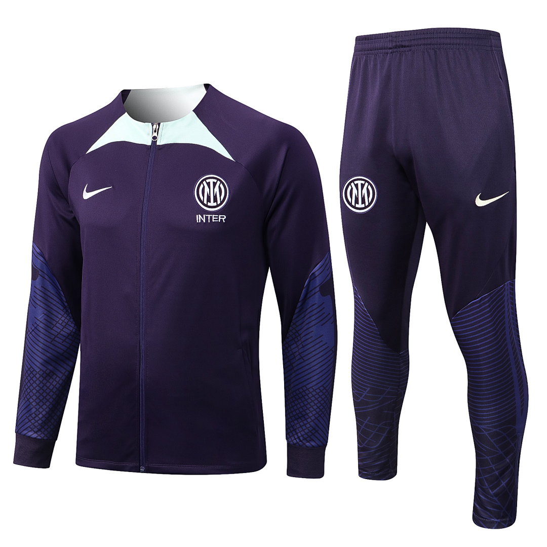 22/23 Inter Milan Full-Zip Men's Training Kit Light Purple