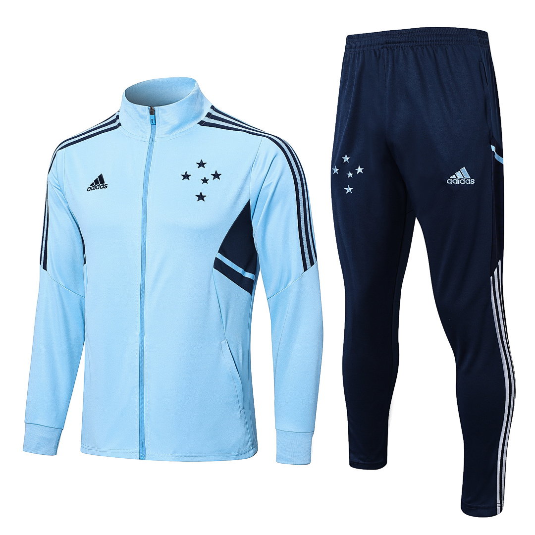22/23 Cruzeiro Full-Zip Men's Training Kit Light Blue