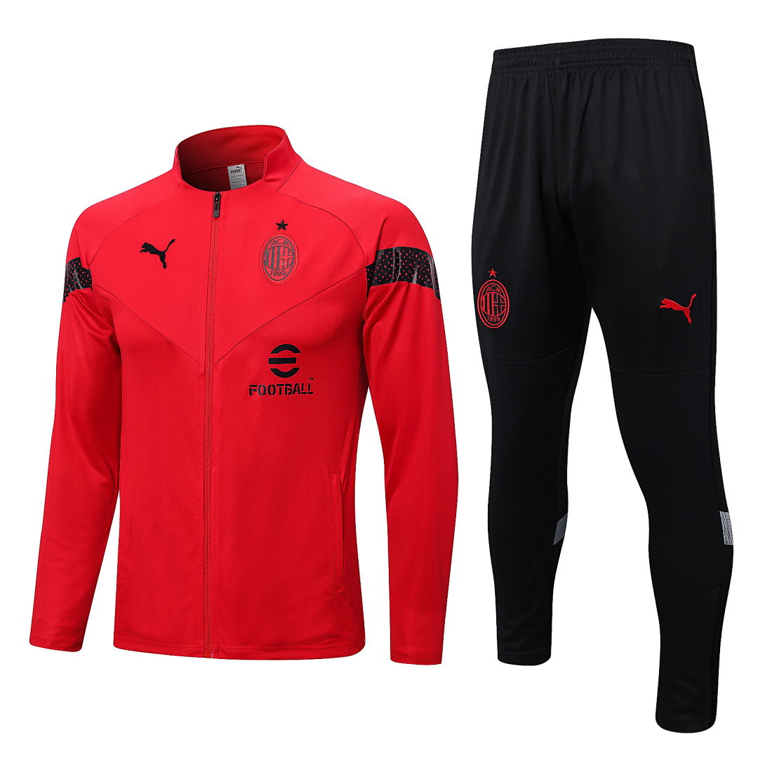 22/23 AC Milan Full-Zip Men's Training Kit Red