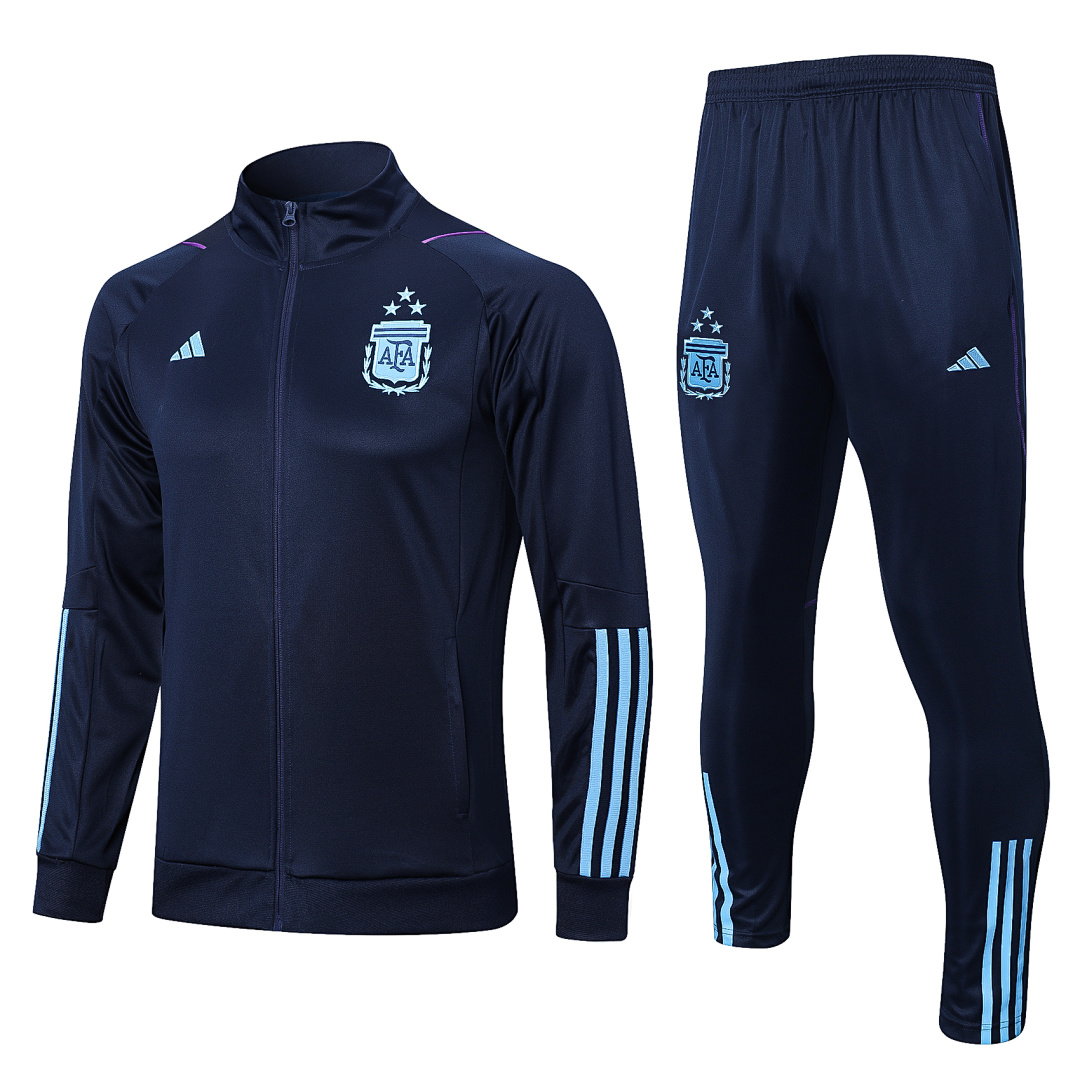 22/23 Argentina Full-Zip Men's Training Kit Royal Blue Three-Star
