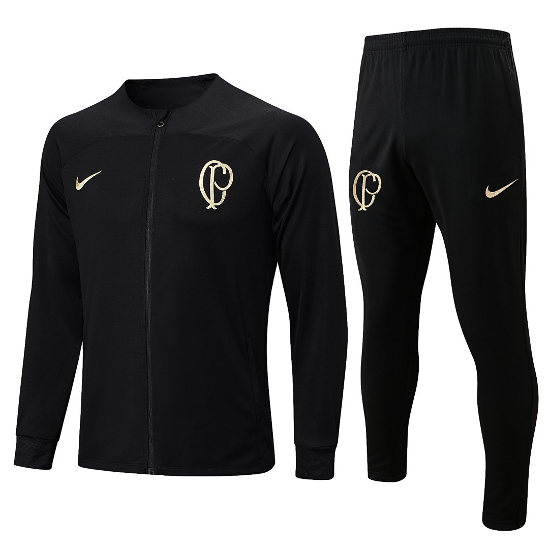 23/24 Corinthians Full-Zip Men's Training Kit Black