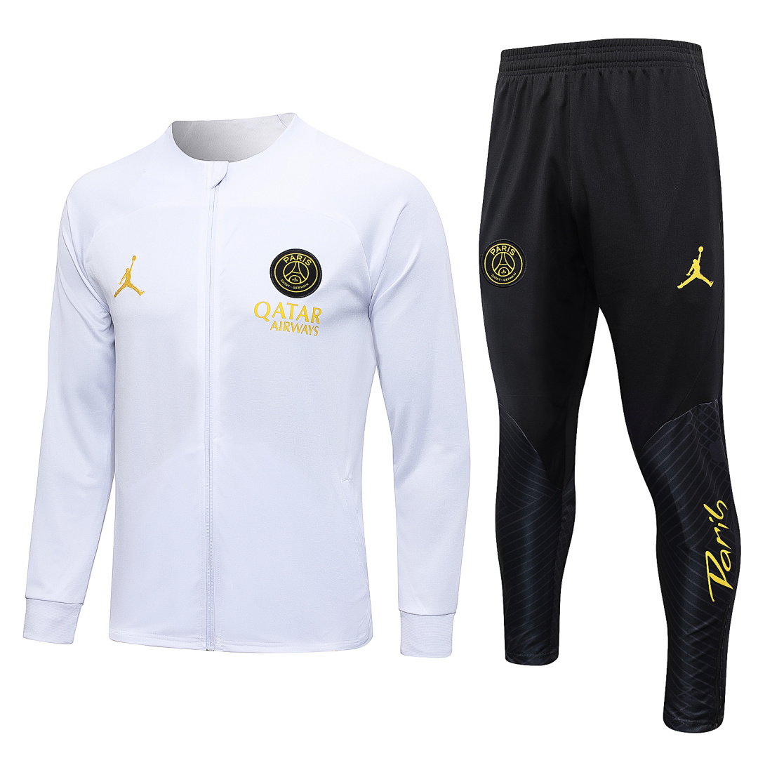 23/24 Jordan PSG Full-Zip Men's Training Kit White