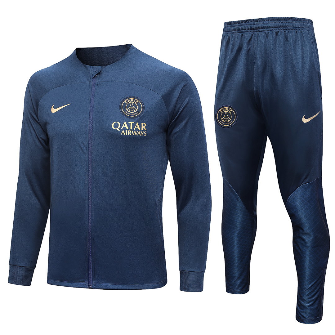 23/24 PSG Full-Zip Men's Training Kit Royal Blue