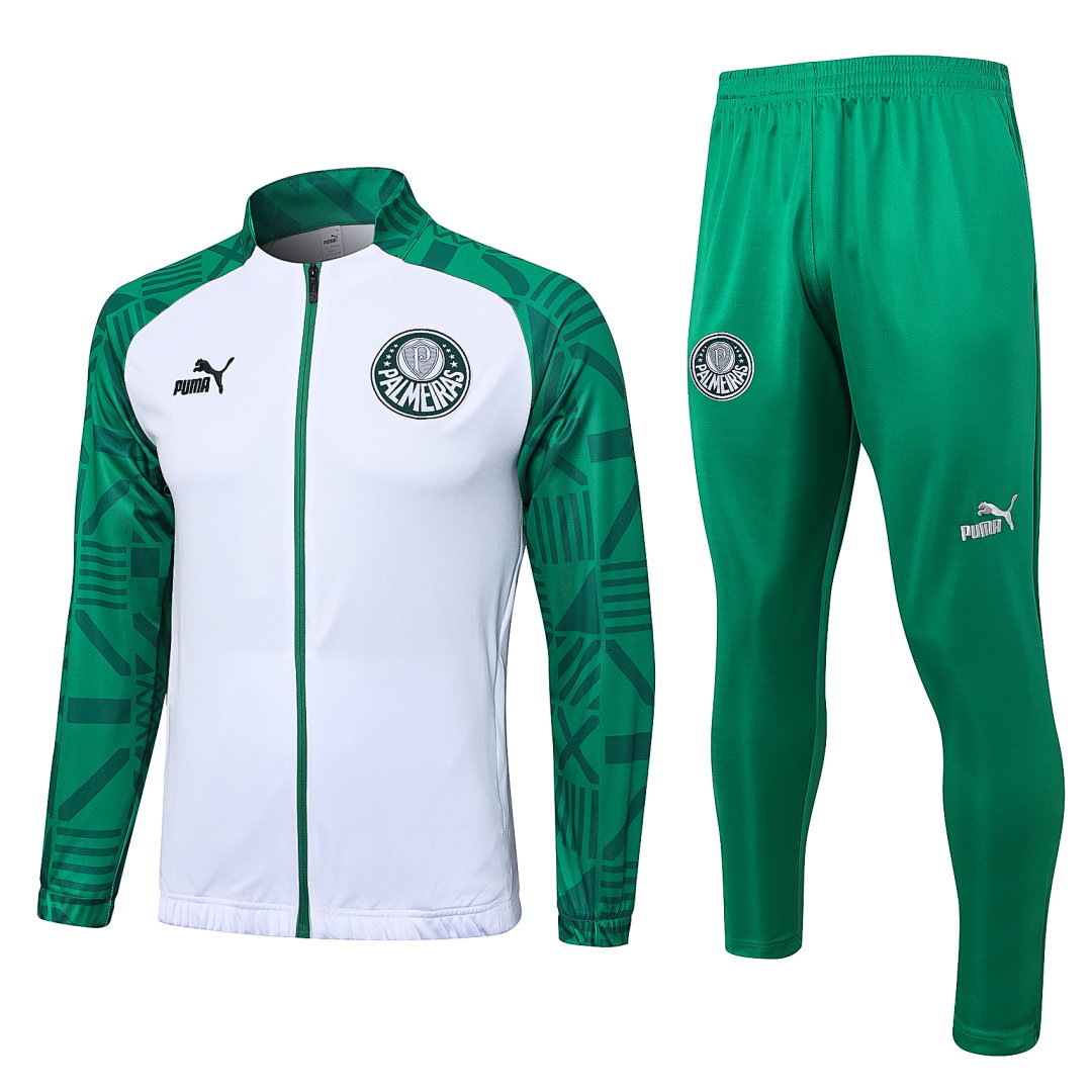 23/24 Palmeiras Full-Zip Men's Training Kit White