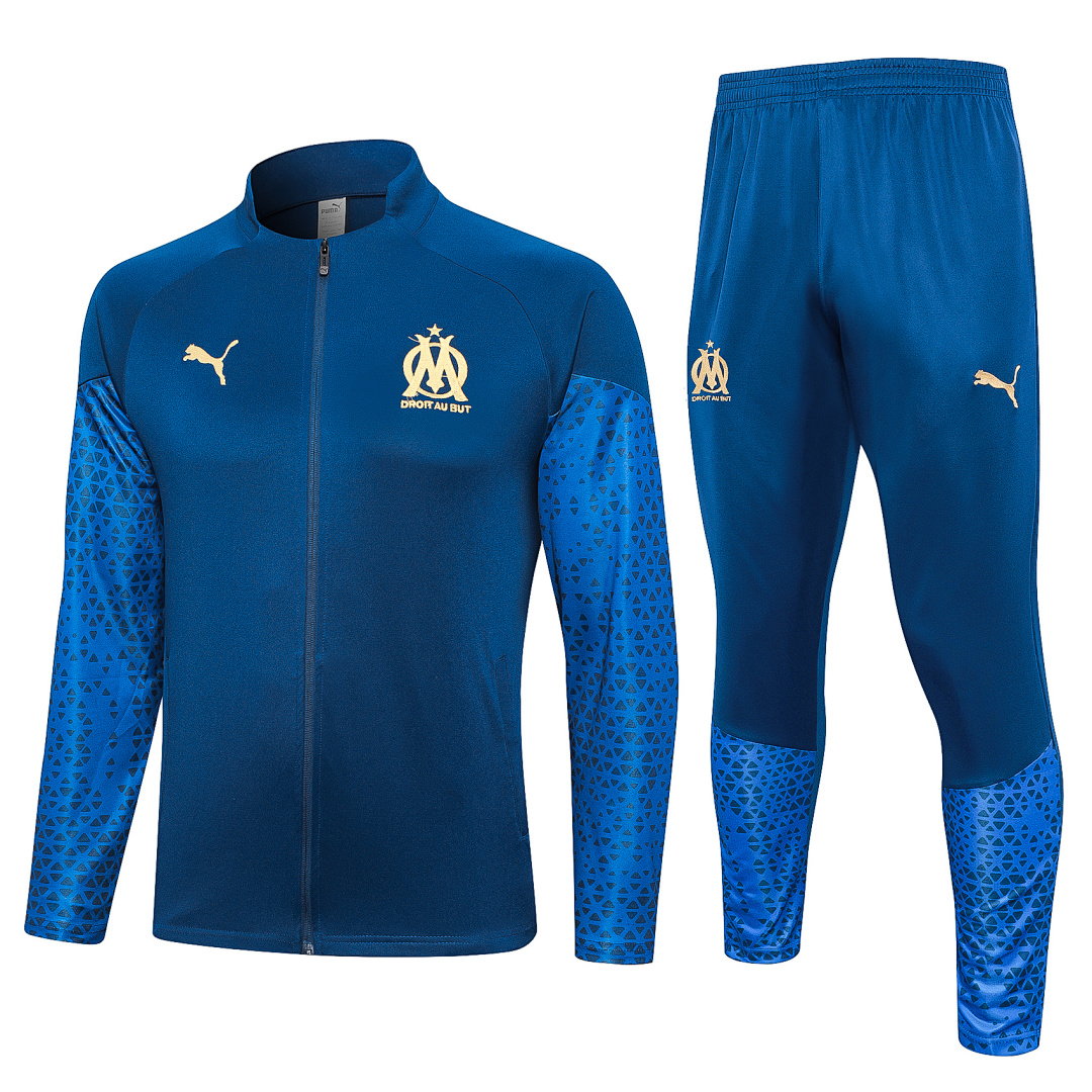 23/24 Olympique de Marseille Full-Zip Men's Training Kit Teal