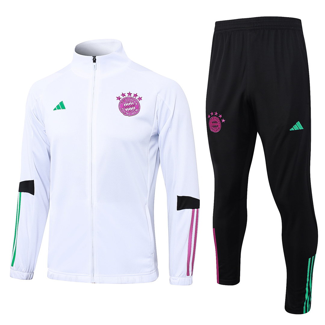 23/24 Bayern Munich Full-Zip Men's Training Kit White