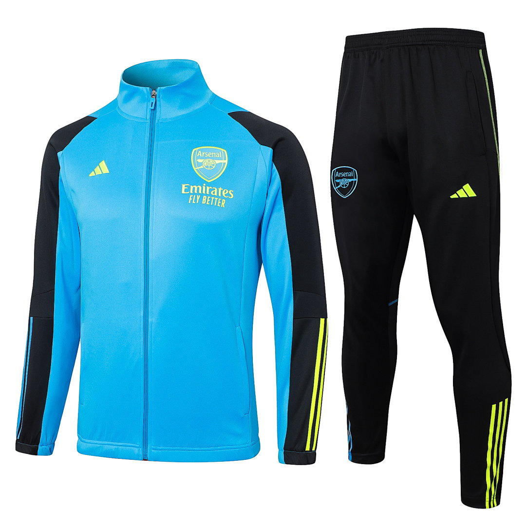 23/24 Arsenal Full-Zip Men's Training Kit Aqua Blue