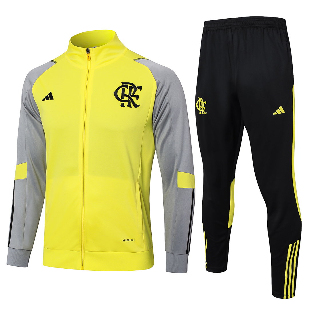 24/25 Flamengo Full-Zip Men's Training Kit Yellow