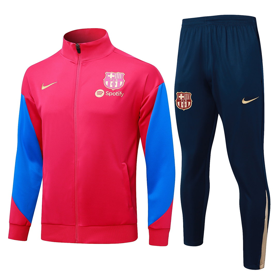 24/25 Barcelona Full-Zip Men's Training Kit Red