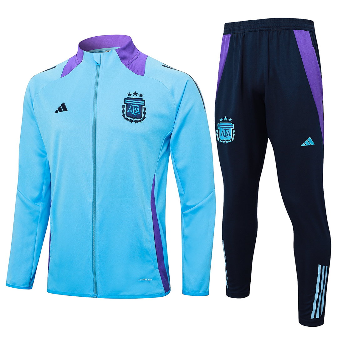 24/25 Argentina Full-Zip Men's Training Kit Light Blue