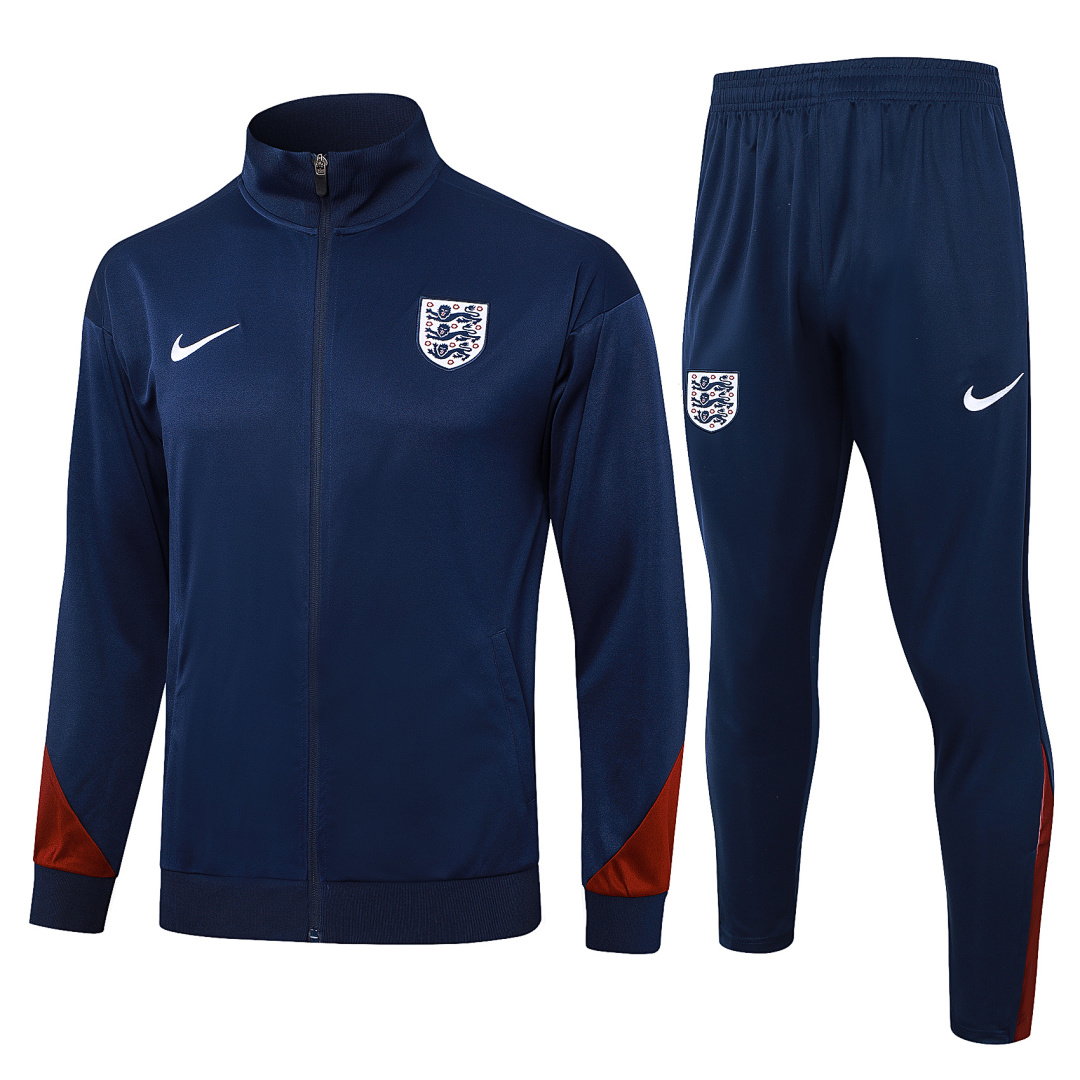 24/25 England Full-Zip Men's Training Kit Royal Blue