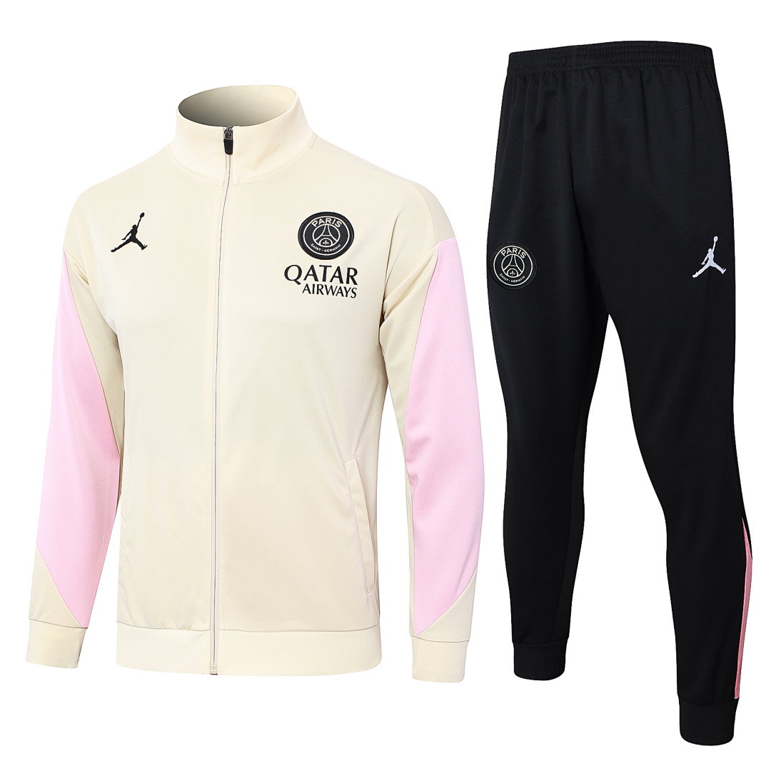 24/25 Jordan PSG Full-Zip Men's Training Kit Apricot