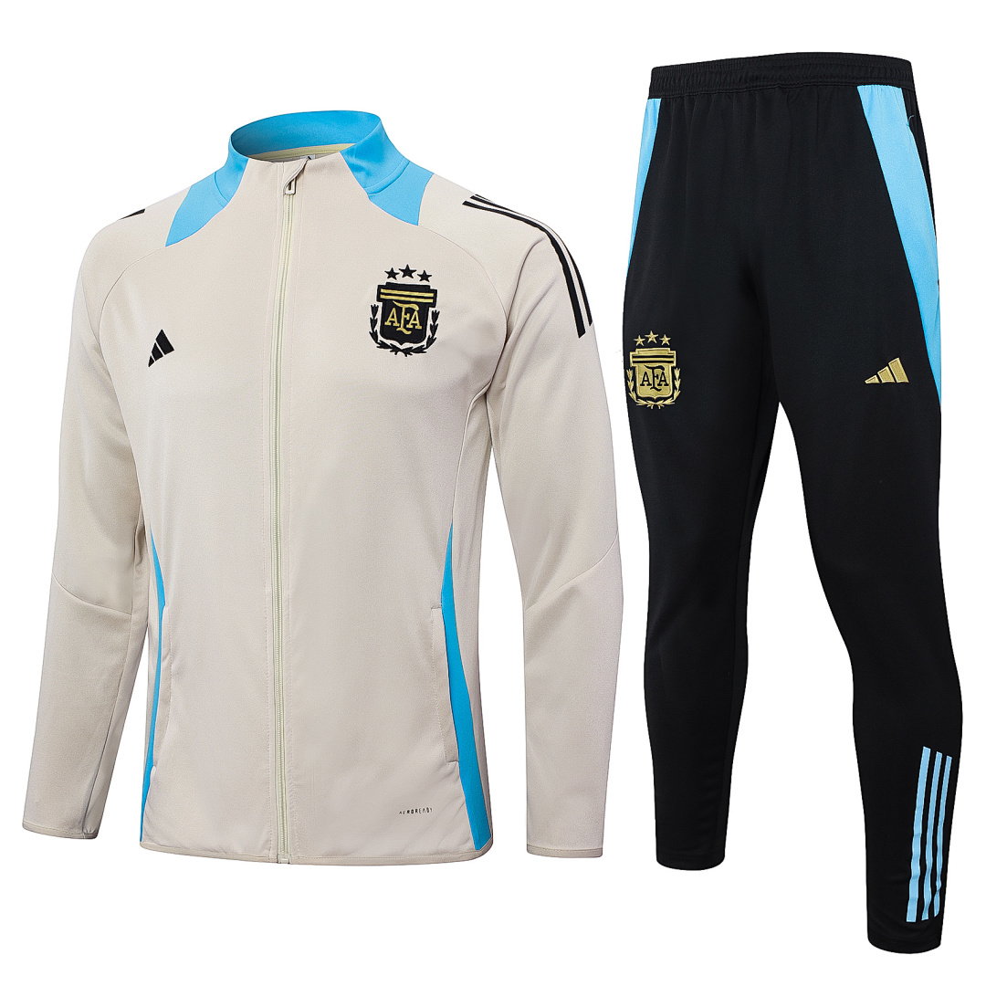 24/25 Argentina Full-Zip Men's Training Kit Cream