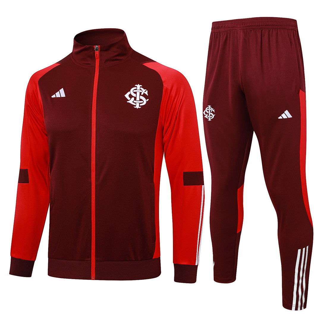 24/25 Internacional Full-Zip Men's Training Kit Burgundy