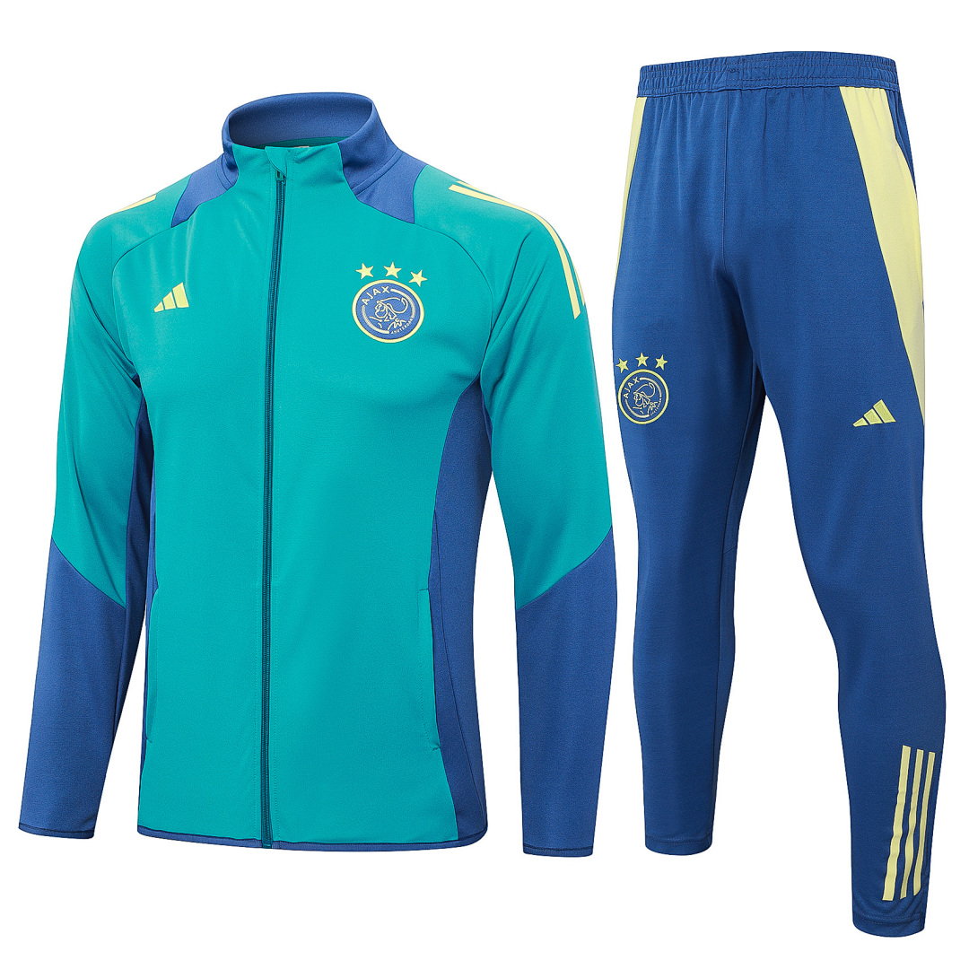 24/25 AFC Ajax Full-Zip Men's Training Kit Green