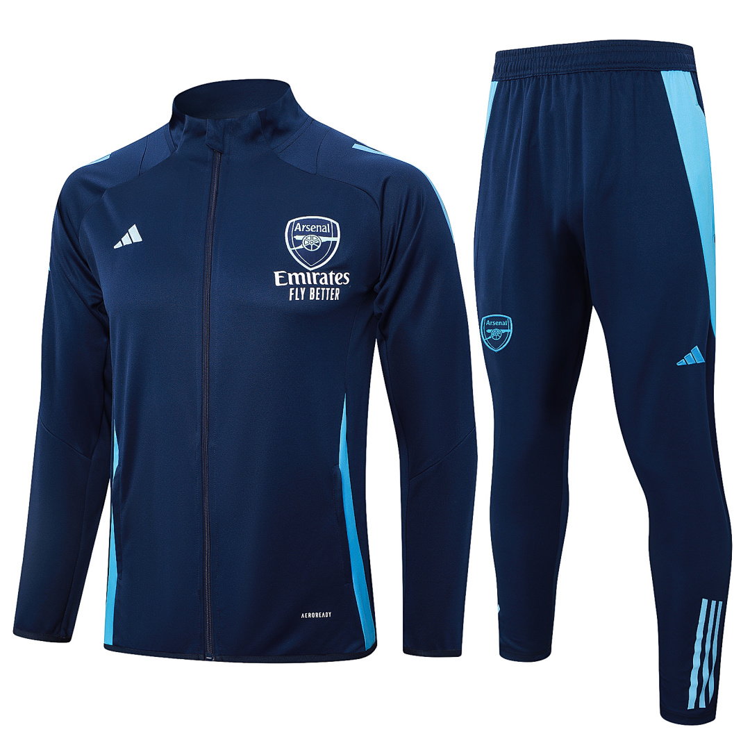 24/25 Arsenal Full-Zip Men's Training Kit Royal Blue