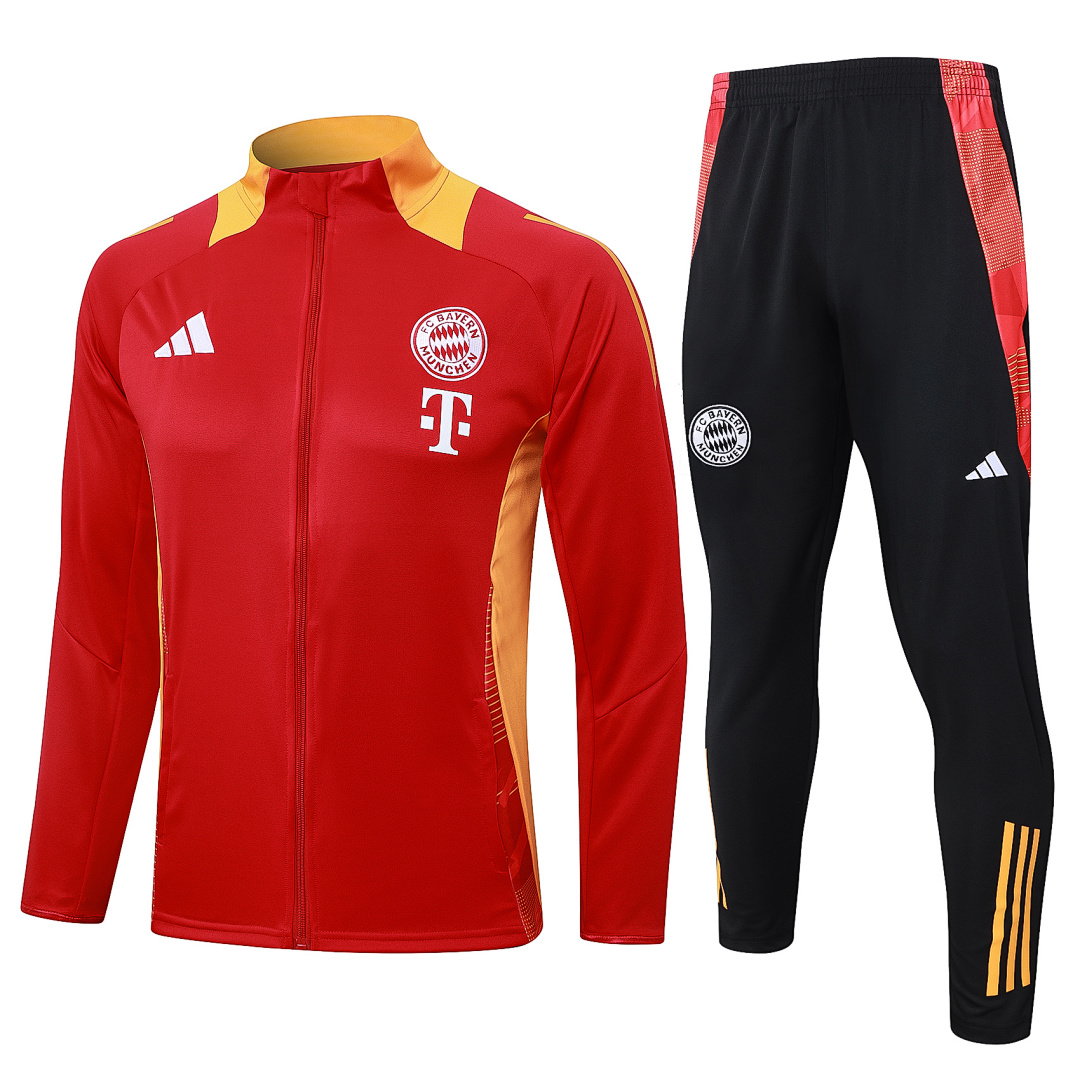 24/25 Bayern Munich Full-Zip Men's Training Kit Red