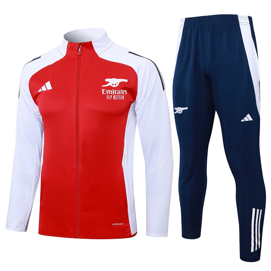 24/25 Arsenal Full-Zip Men's Training Kit Red